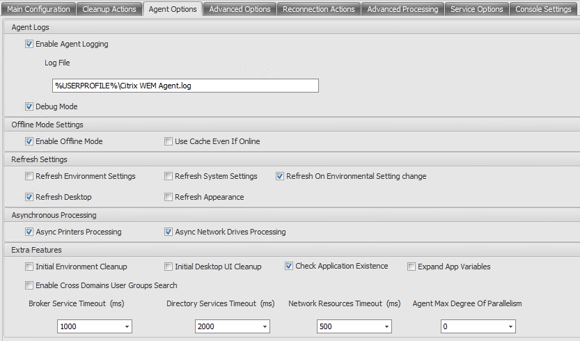 Citrix Workspace Environment Management (WEM) – Baseline Policies and ...