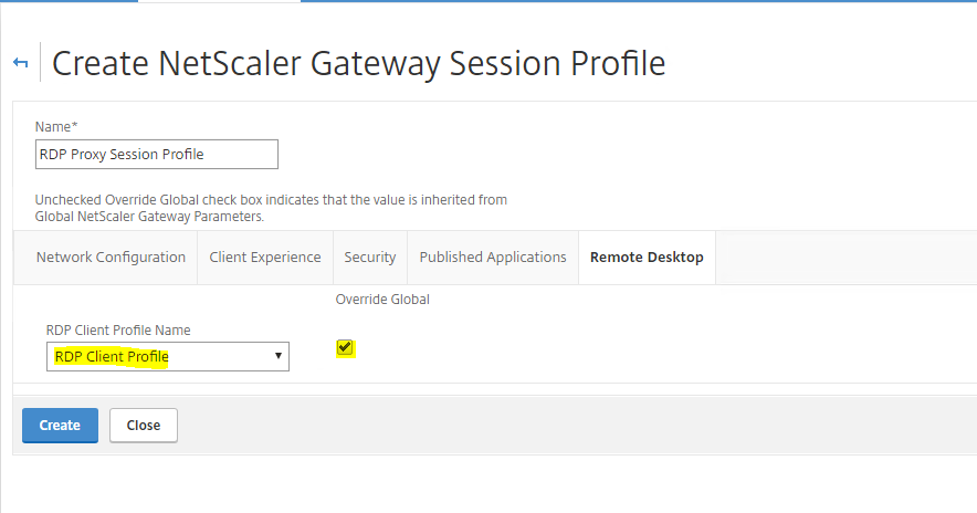 Configure RDP Proxy in NetScaler – Citrixology