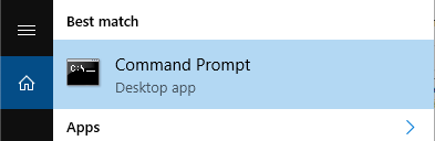 command prompt