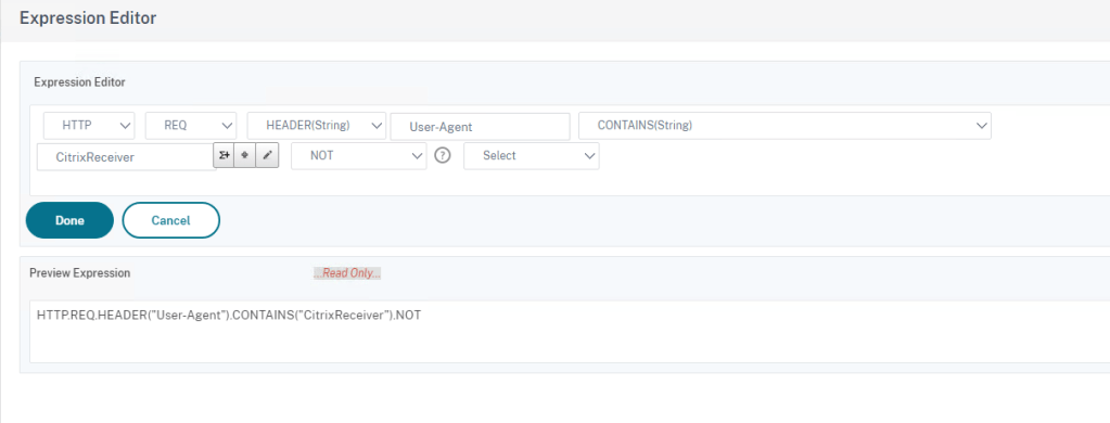 Citrix gateway session policies and profiles