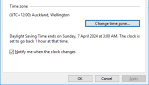 “Adjust for daylight savings automatically” is disabled or greyed out ...